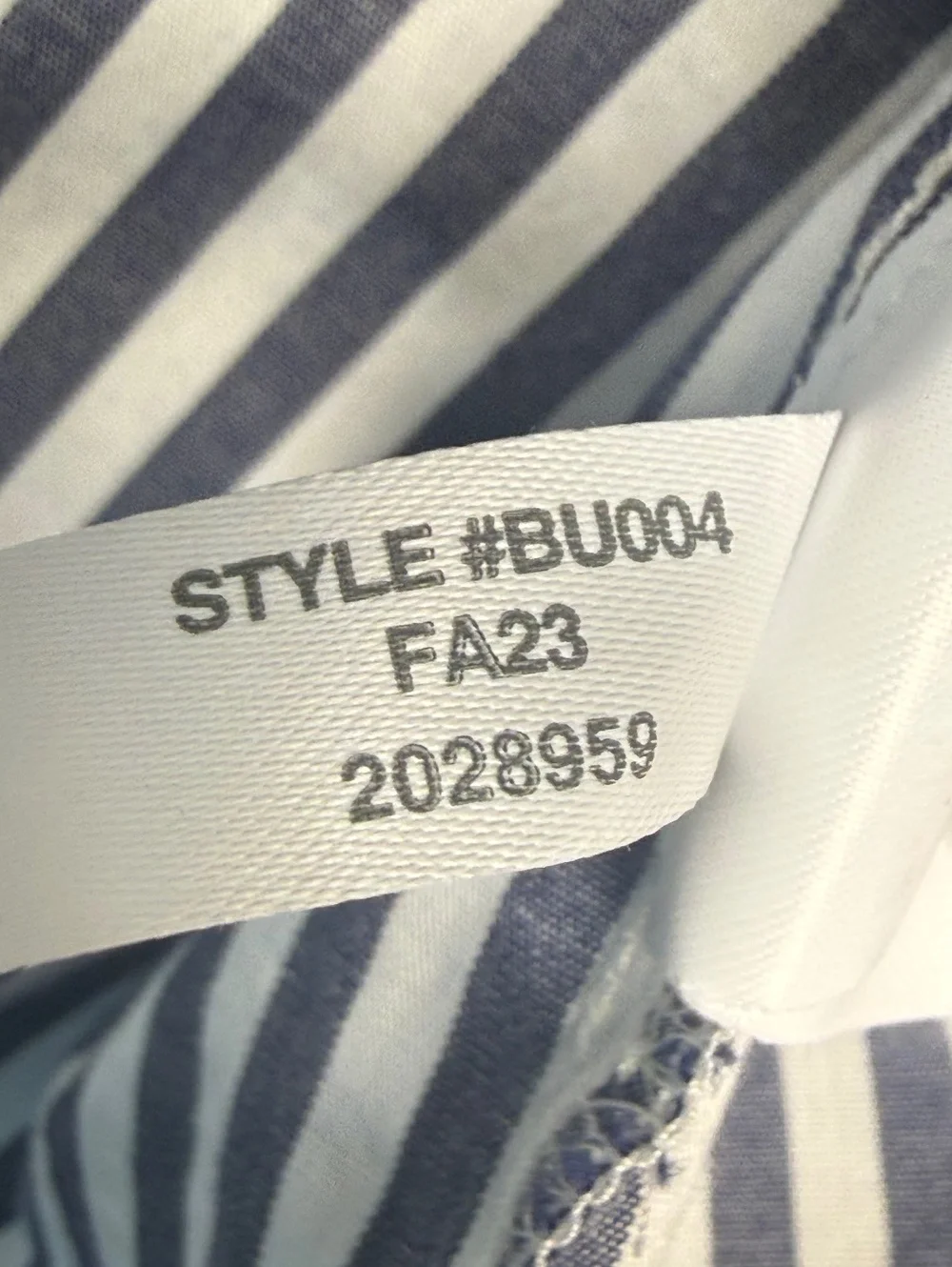 J.Crew Striped Button-Up Shirt Women XS Navy White